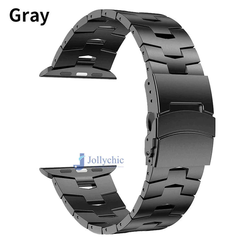 Titanium Metal Band for Apple Watch Series Ultra 8 7 6 Bracelet for 49Mm 45Mm 44Mm 42Mm 41Mm 40Mm 38Mm