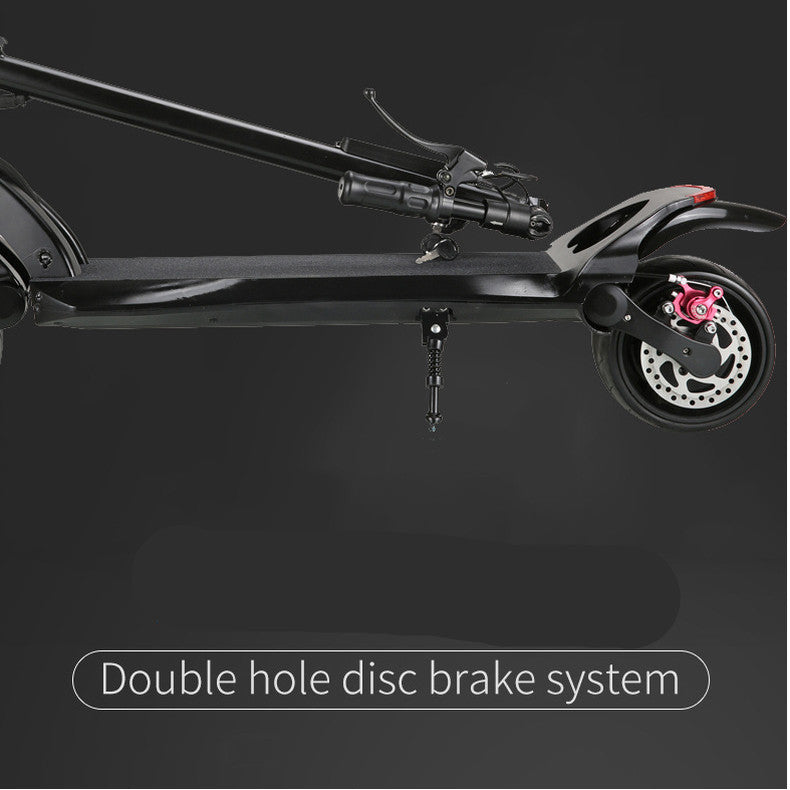 Double Drive Folding Electric Scooter – 9" Wide Tires, 36V