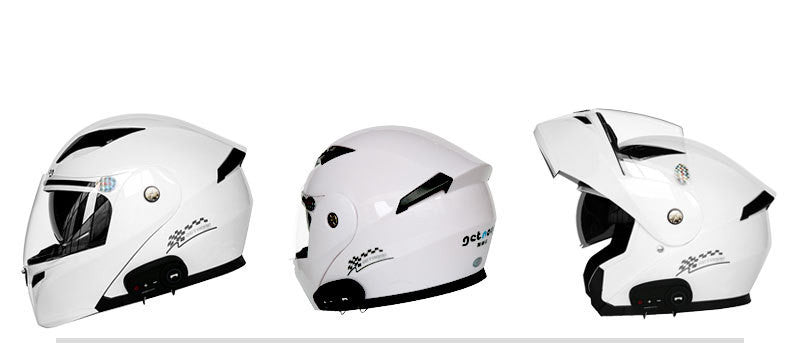 Bluetooth Motorcycle Helmet with FM Radio | DOT & ECE Certified | M–XXL
