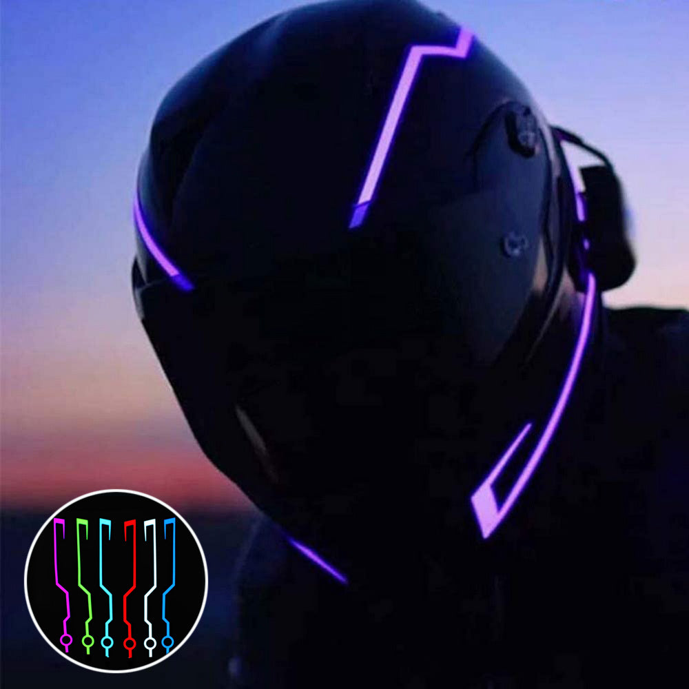 Motorcycle Helmet LED Signal Strip Kit | Waterproof | Night Safety | VeloEdge