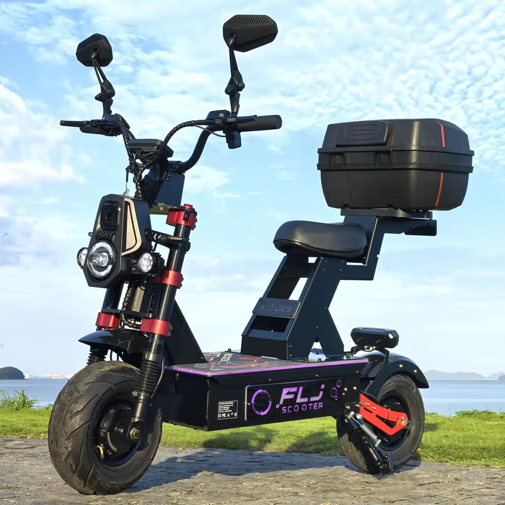13 Electric Scooter | 12000W | 72V | 120km/h | Fat Wheels | APP & NFC Control