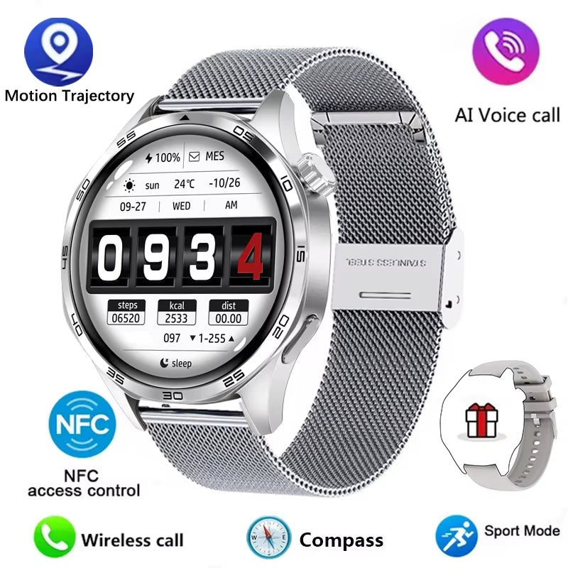 Watch Smart Watch Men Watch HD Screen Bluetooth Call GPS Trajectory NFC Heart Rate 