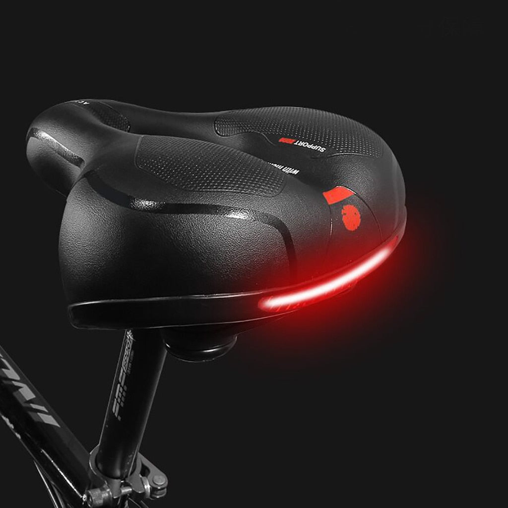 Selim Ergonómico Oco para Bicicleta — Couro PU & Memory Foam