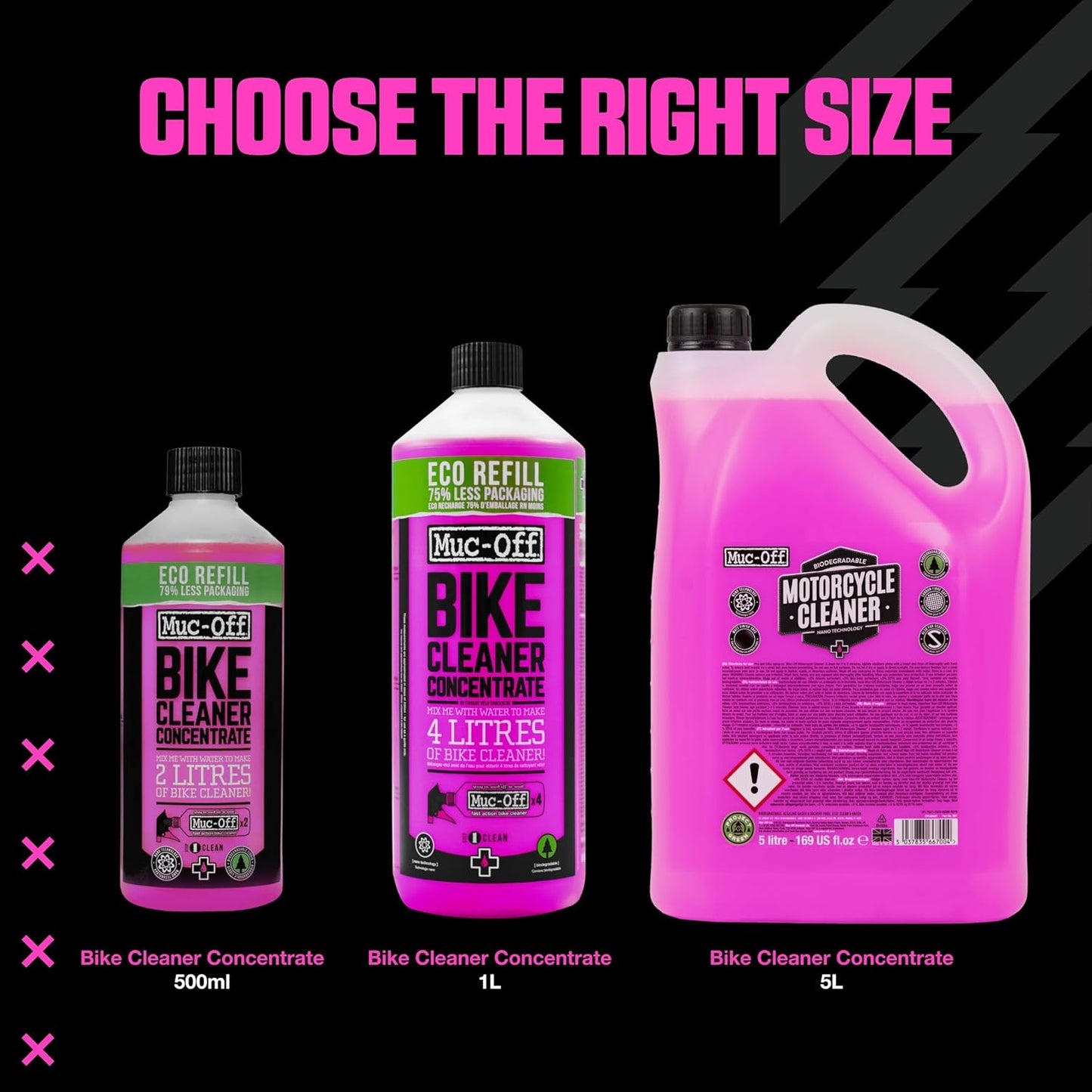 Muc-Off Nano Tech Bike Cleaner - Concentrated Bicycle Cleaning Solution