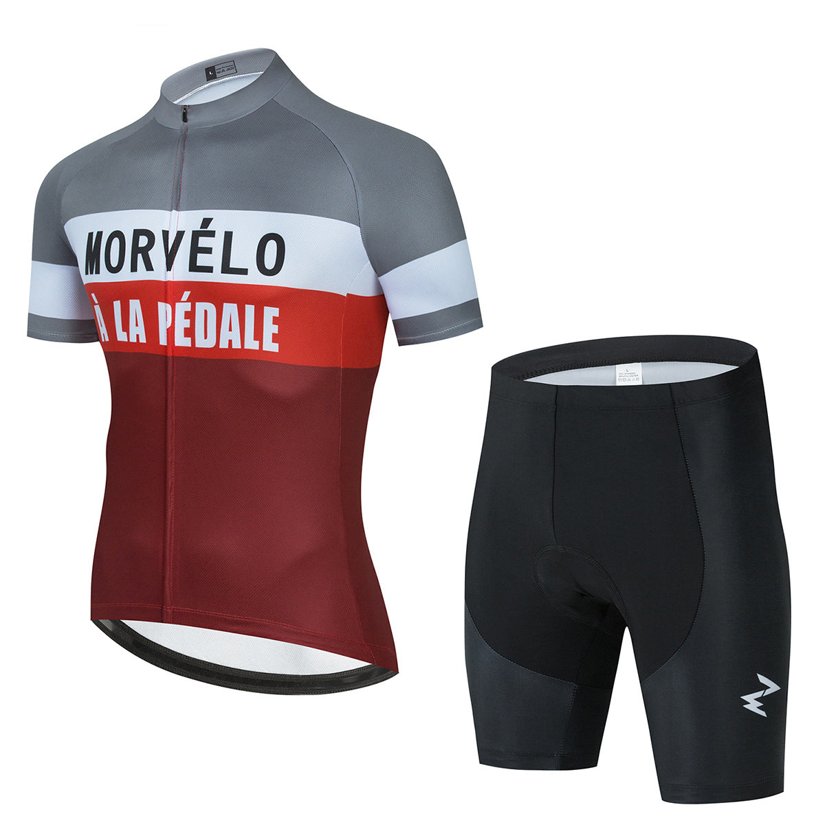 Men's Summer Cycling Set — Short Sleeve Jersey + Shorts | Moisture-Wicking | XS–4XL