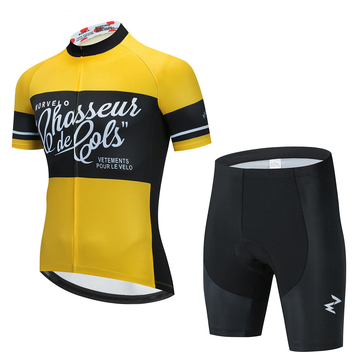 Men's Summer Cycling Set — Short Sleeve Jersey + Shorts | Moisture-Wicking | XS–4XL