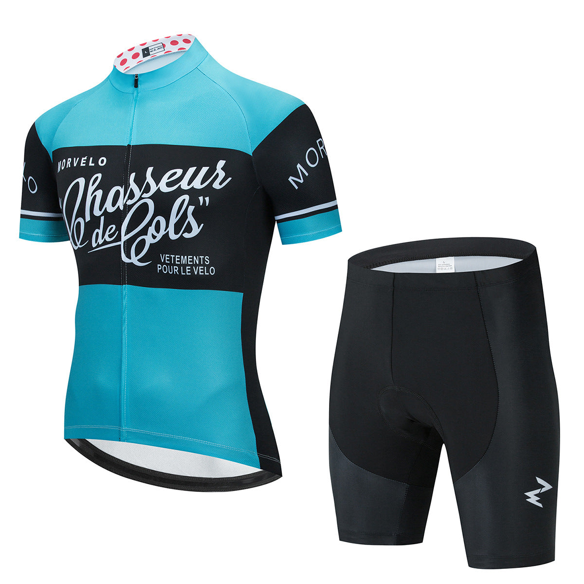 Men's Summer Cycling Set — Short Sleeve Jersey + Shorts | Moisture-Wicking | XS–4XL
