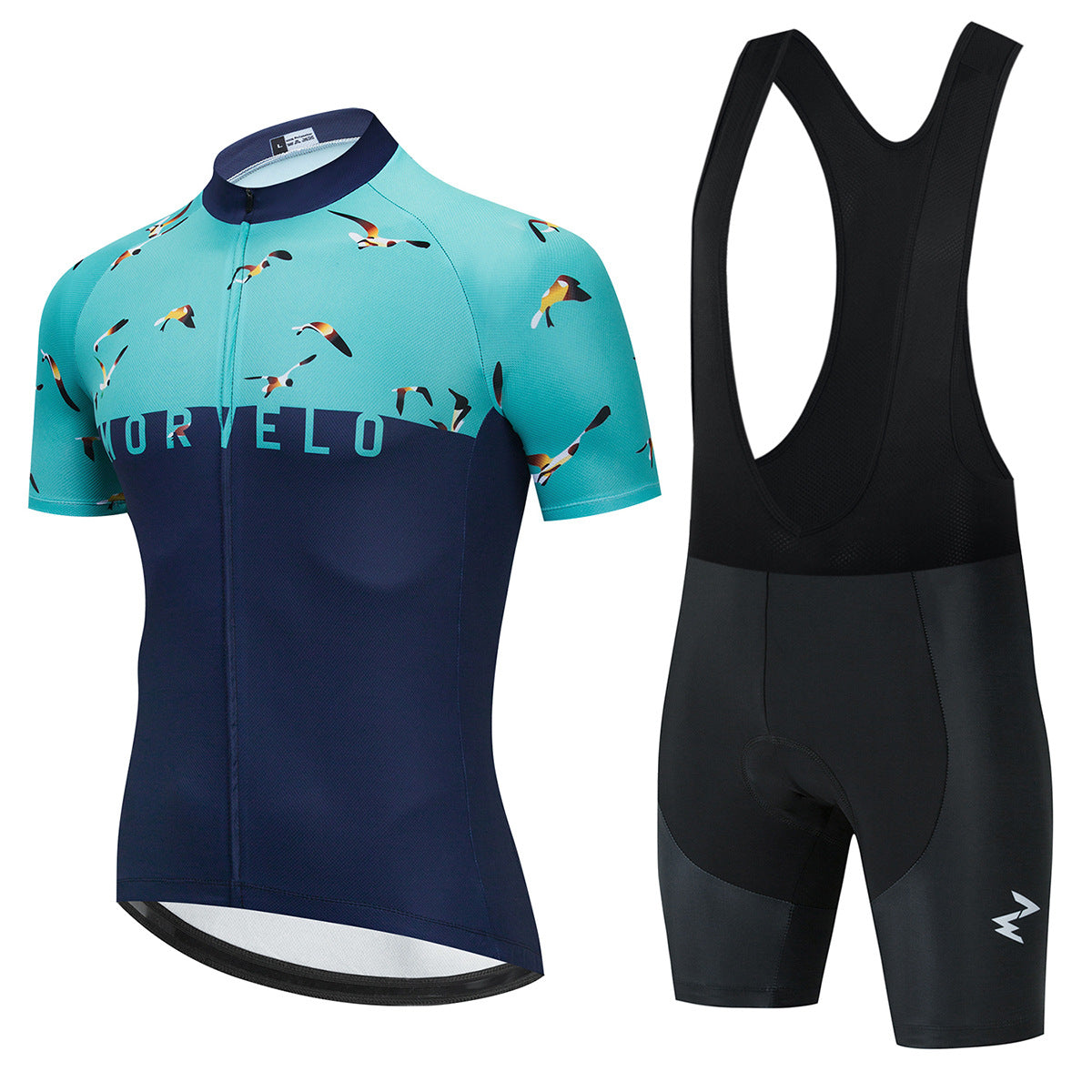 Men's Summer Cycling Set — Short Sleeve Jersey + Shorts | Moisture-Wicking | XS–4XL