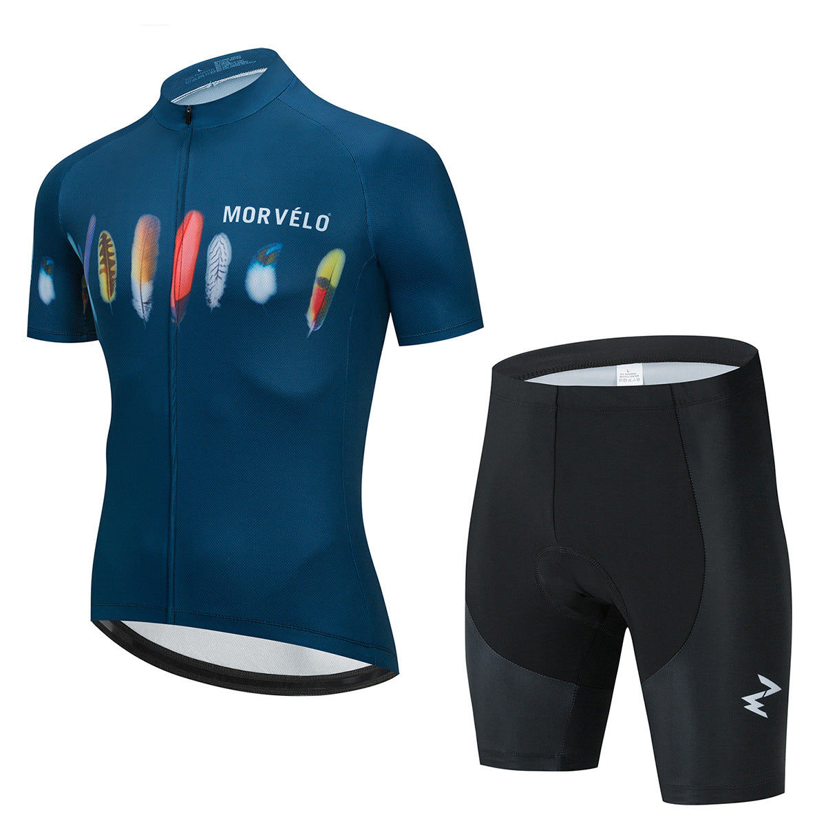 Men's Summer Cycling Set — Short Sleeve Jersey + Shorts | Moisture-Wicking | XS–4XL