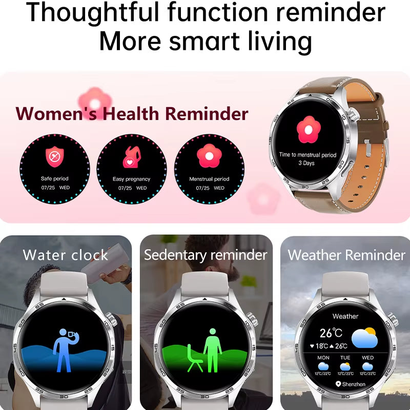 Watch Smart Watch Men Watch HD Screen Bluetooth Call GPS Trajectory NFC Heart Rate 