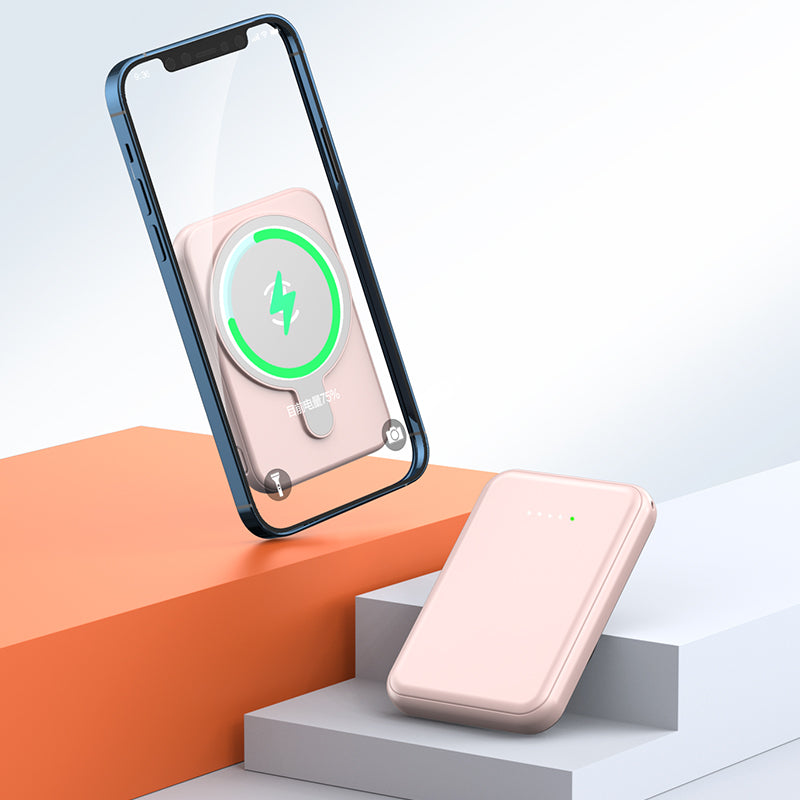 5000mAh Mini Magnetic Wireless Power Bank | MagSafe Compatible | VeloEdge