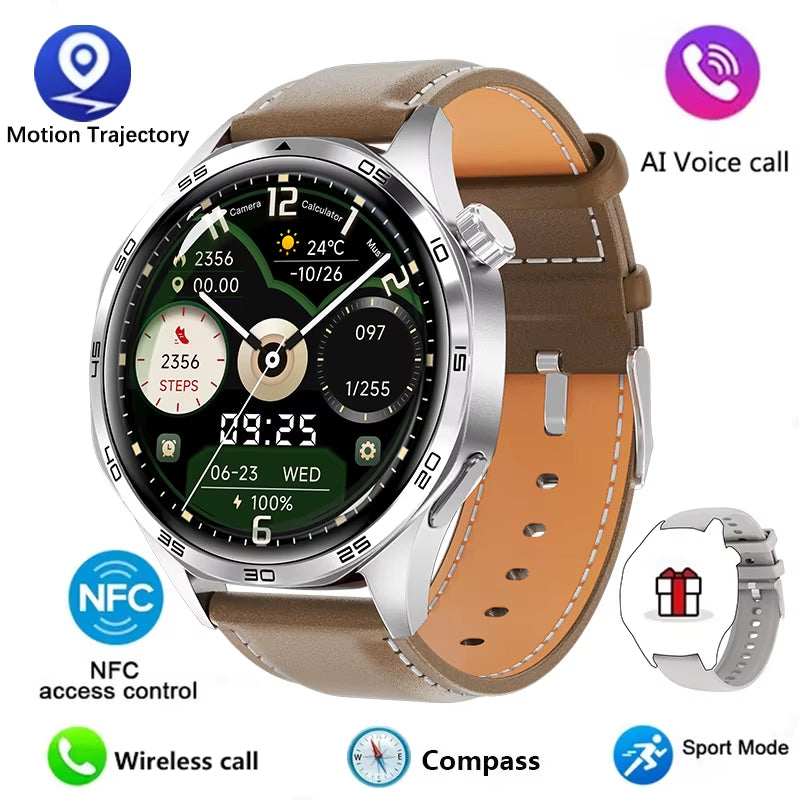 Watch Smart Watch Men Watch HD Screen Bluetooth Call GPS Trajectory NFC Heart Rate 