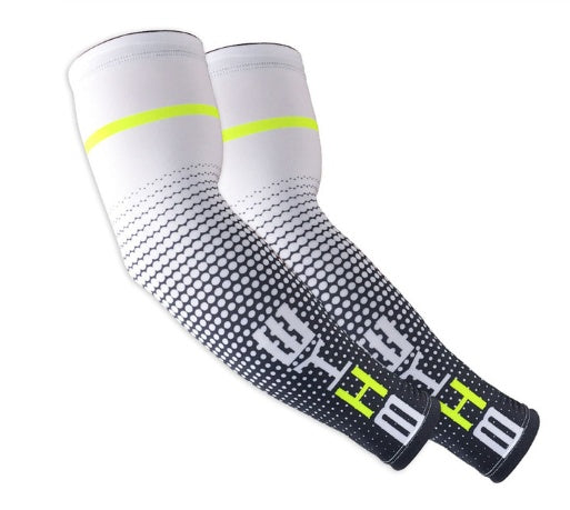 Cycling Arm Sleeves — Breathable Lycra | UV Protection | Unisex M/L/XL