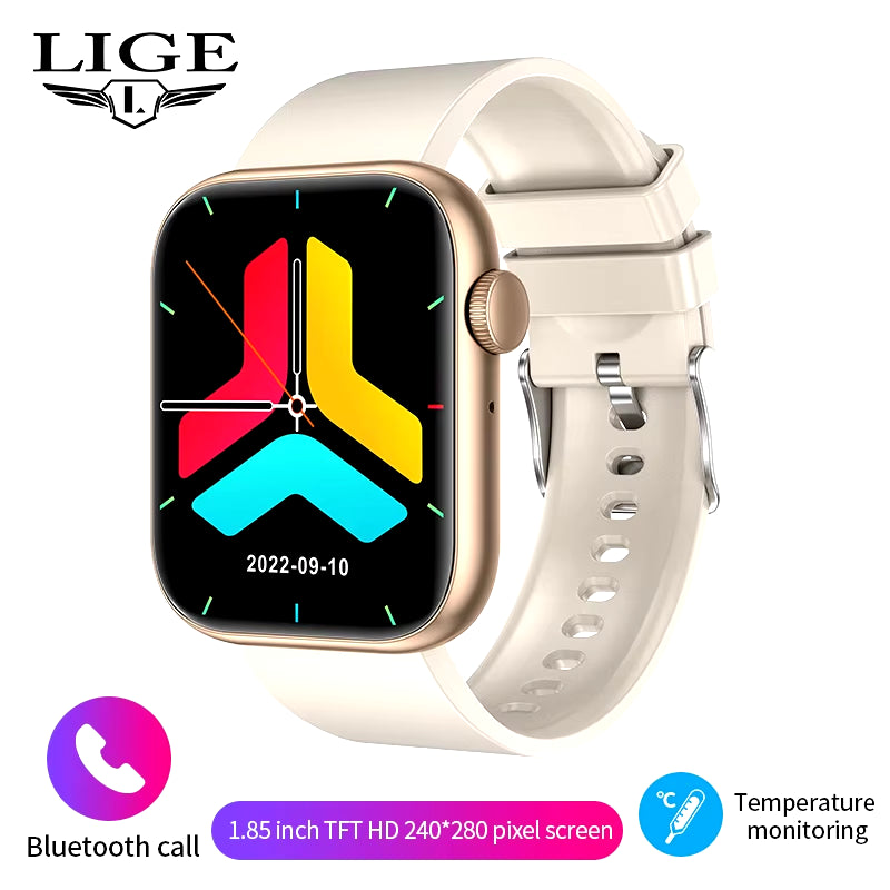 Smartwatch Bluetooth Calls Men Women Smartwatches Fitness Bracelet Custom Watch Face