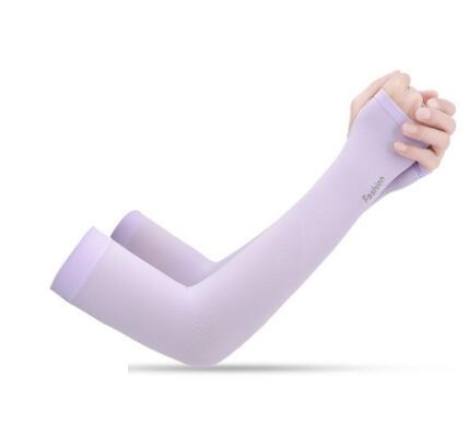 Summer cool sleeves sunscreen female armband sleeves sleeves men's sleeves driving anti-UV ice silk gloves long section