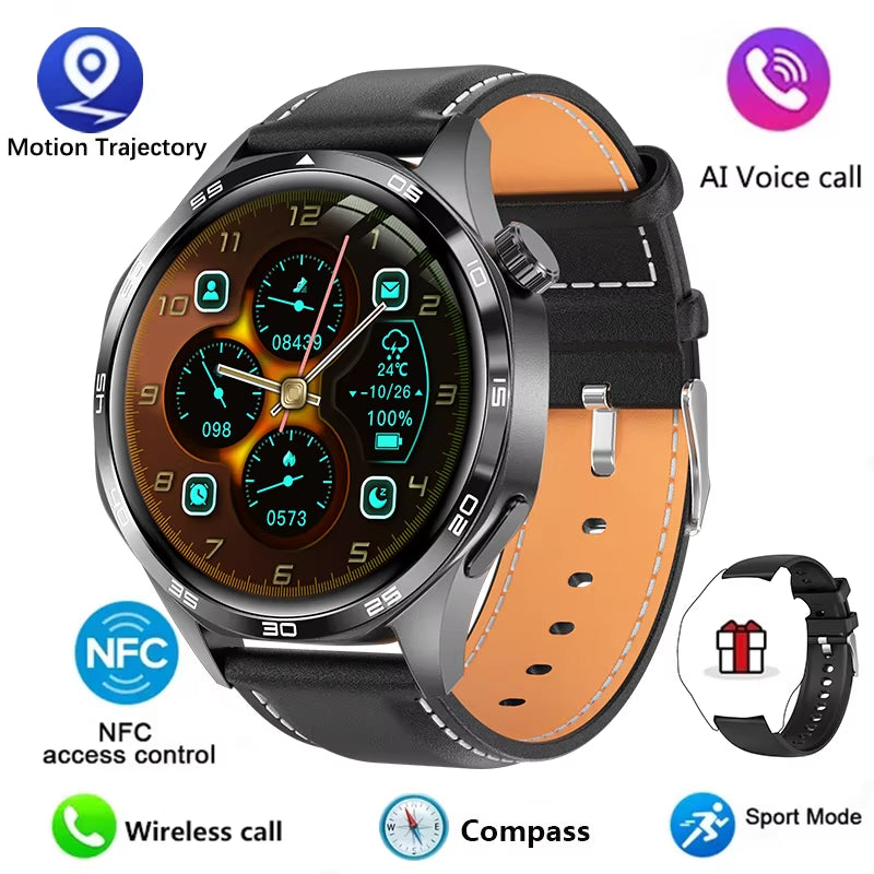 Watch Smart Watch Men Watch HD Screen Bluetooth Call GPS Trajectory NFC Heart Rate 