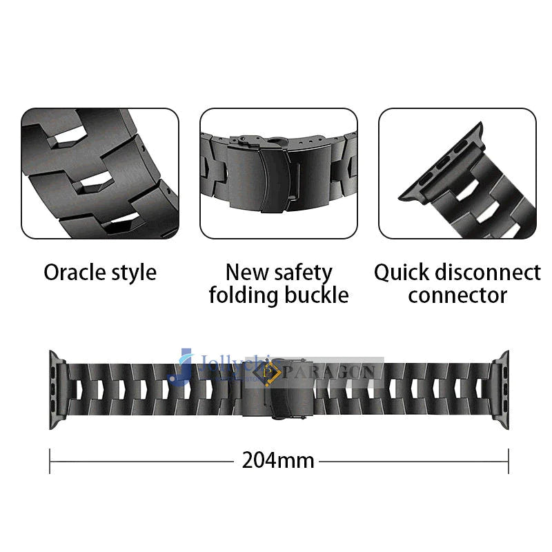 Titanium Metal Band for Apple Watch Series Ultra 8 7 6 Bracelet for 49Mm 45Mm 44Mm 42Mm 41Mm 40Mm 38Mm