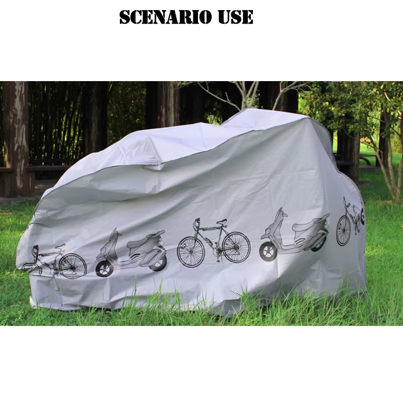 Bicycle Cover Bike Rain Cover PEVA 100X200Cm Dust Cover Sun Protection Sunshade MTB Mountain Bike Motorcycle All Seasons