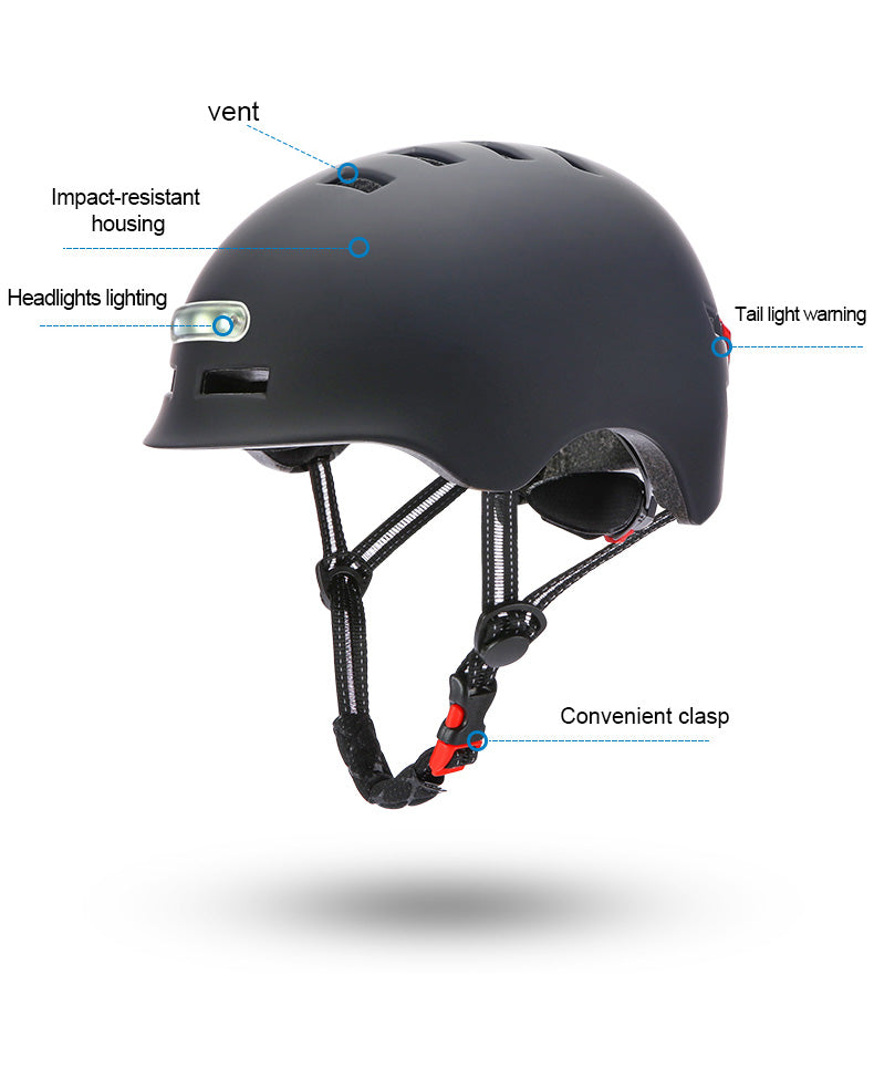 Lighting Warning Smart Light Safety Sports Helmet