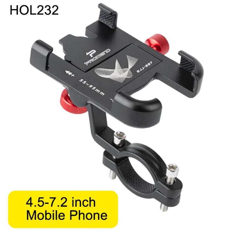 Revolutionary NEWBOLER 360° Rotatable Aluminum MTB Phone Mount - Adjustable, Non-Slip Bicycle Holder for Ultimate Stability