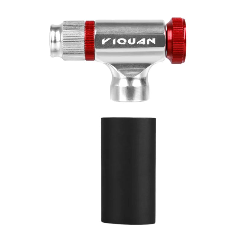 Fast CO2 Air Pump Portable Aluminum Alloy Road Bicycle Tire Inflator Adjustable MTB Tire Pump Bike Accessories