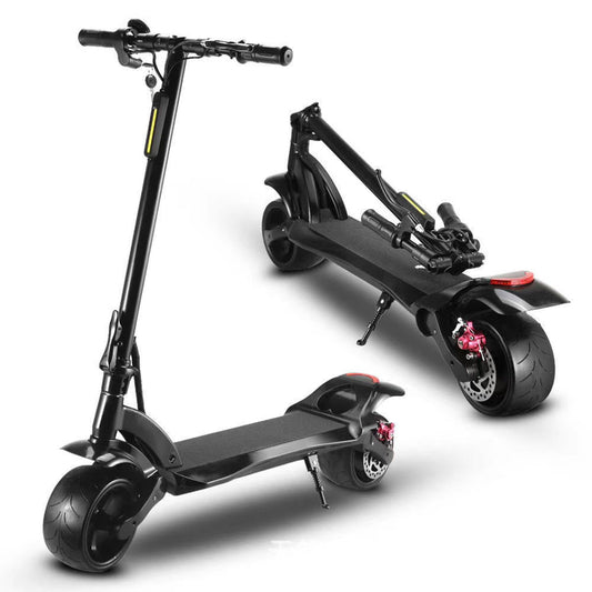 Double Drive Folding Electric Scooter – 9" Wide Tires, 36V