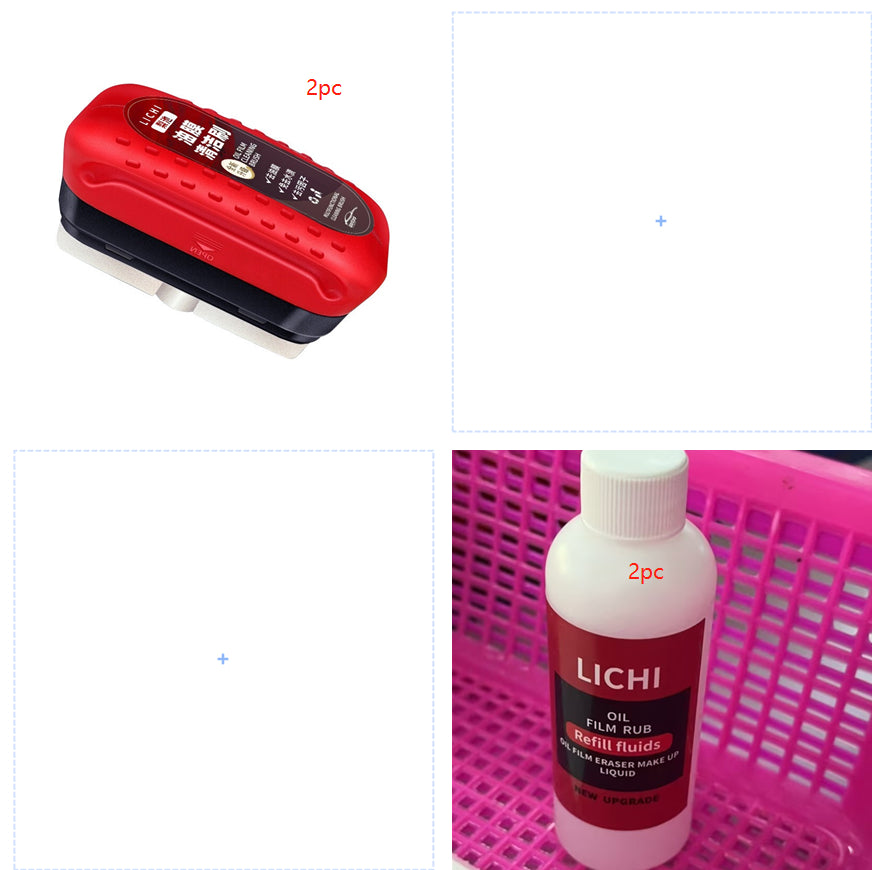 Car Glass Cleaning Sponge — Oil Film & Dirt Remover | Universal Fit
