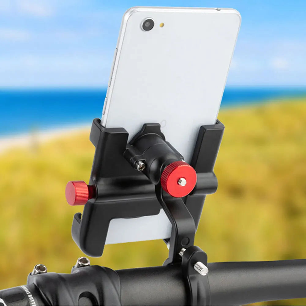 Revolutionary NEWBOLER 360° Rotatable Aluminum MTB Phone Mount - Adjustable, Non-Slip Bicycle Holder for Ultimate Stability