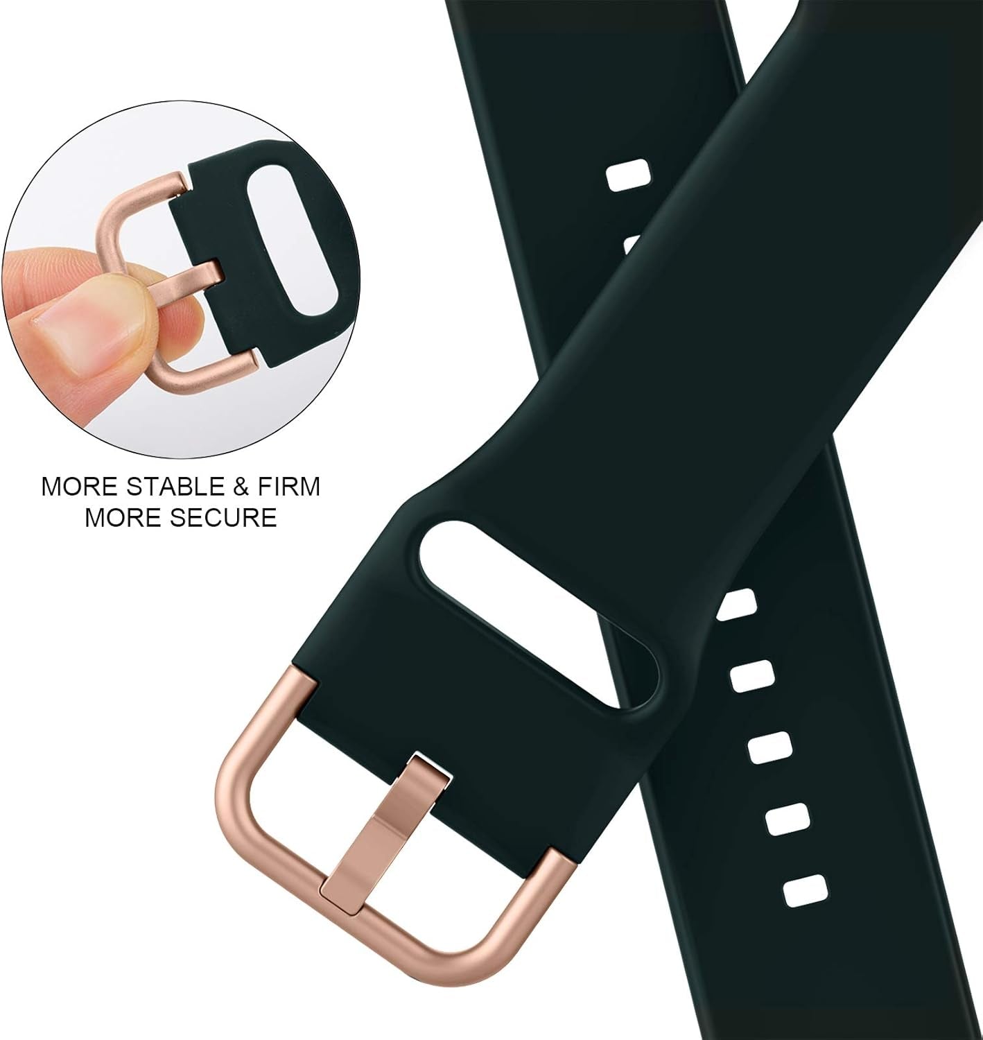 Pulseira esportiva compatível com pulseiras Apple Watch 49Mm 45Mm 44Mm 42Mm 41Mm 40Mm 38Mm, Series 9 Ultra SE 8 7 6 5 4 3 2 1 