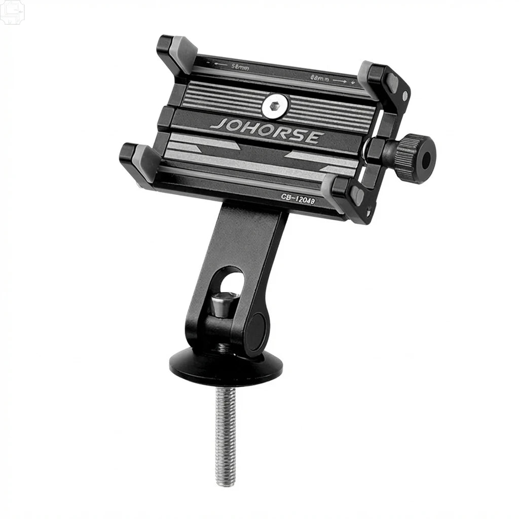 Secure Your Ride: Adjustable Aluminum MTB Phone Holder for All Smartphones