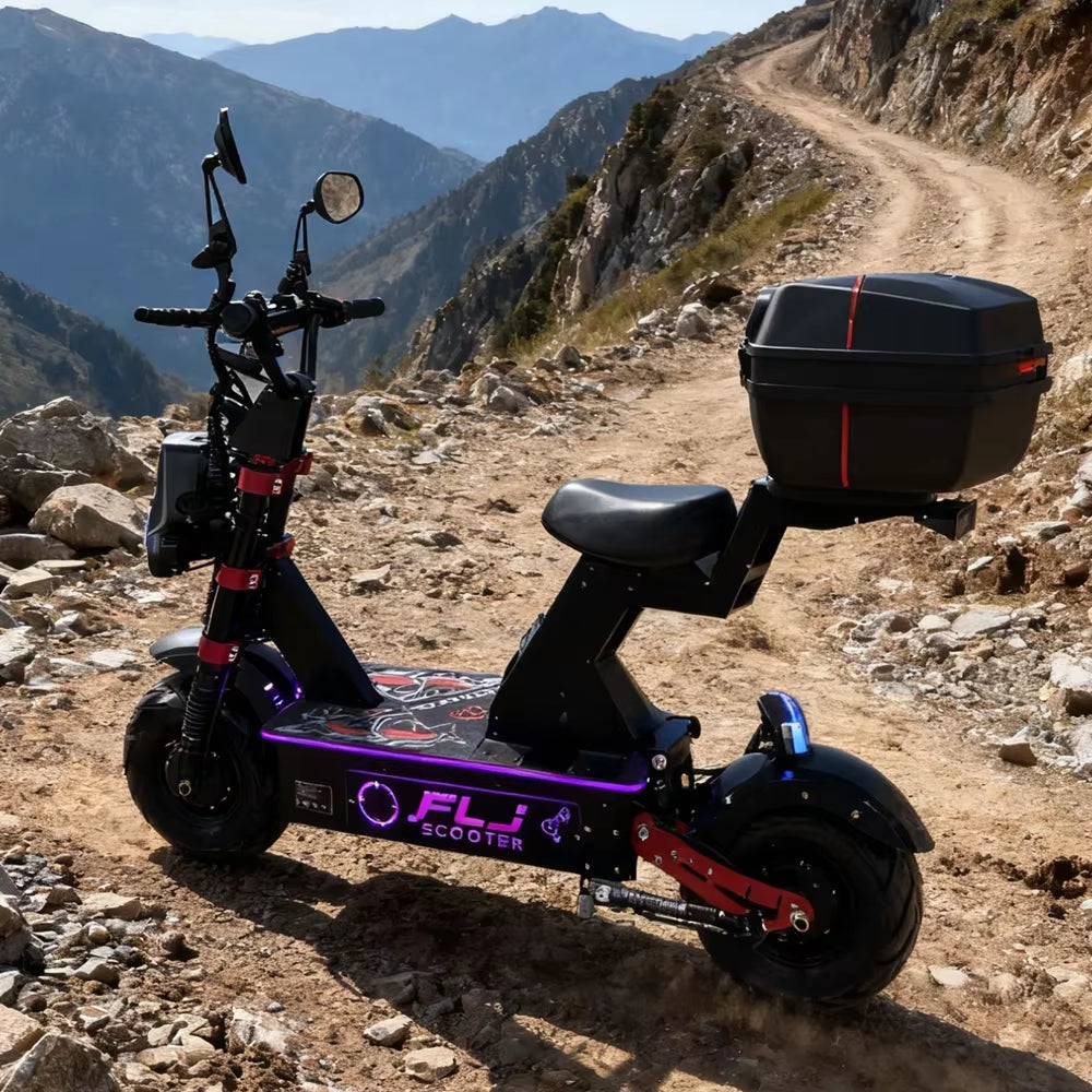 13 Electric Scooter | 12000W | 72V | 120km/h | Fat Wheels | APP & NFC Control