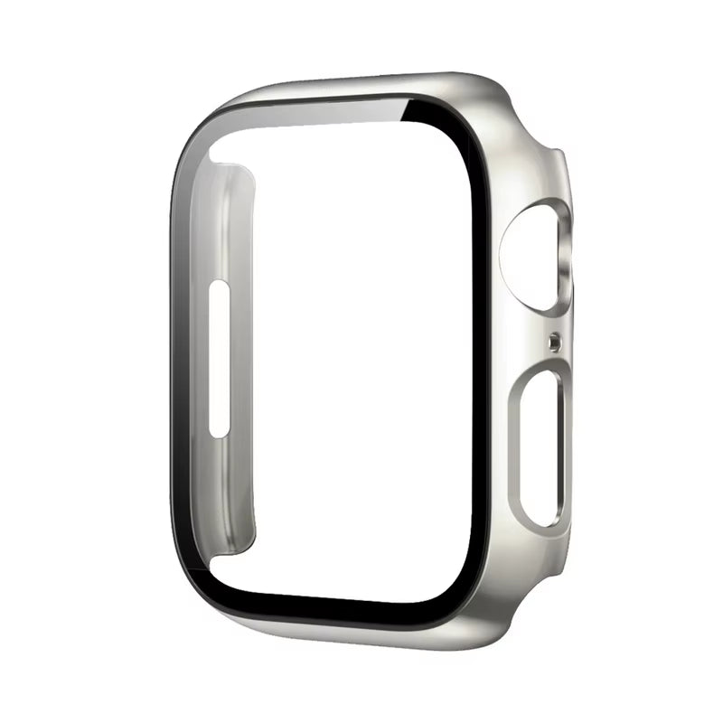 Tempered Glass+Cover for Apple Watch Case 45Mm 41Mm 44Mm 40Mm 42Mm Screen Protector Apple Watch Accessories Serie10/9/8/7/6/5/Se