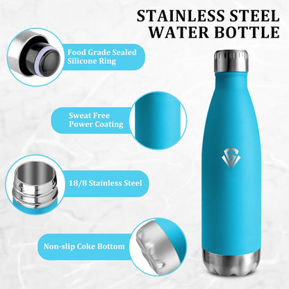 Edelstahl-Isolierflasche 750ml, BPA-frei, doppelwandig, auslaufsicher – Ideal für Sport, Radfahren, Fitness und Camping