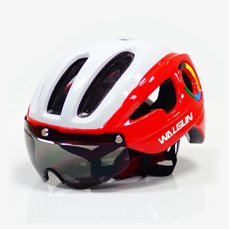 Ultraleve Capacete de Bicicleta para Homens Road Mtb Mountain Bike Capacete Lentes Óculos Equipamento de Ciclismo 9 Ventilações Casco Ciclismo