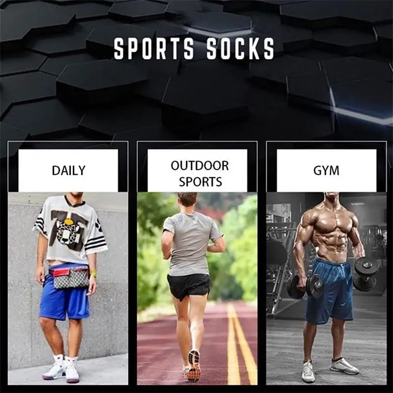 3-Pack Lotmen Cycling Socks – Breathable Performance Sport Socks
