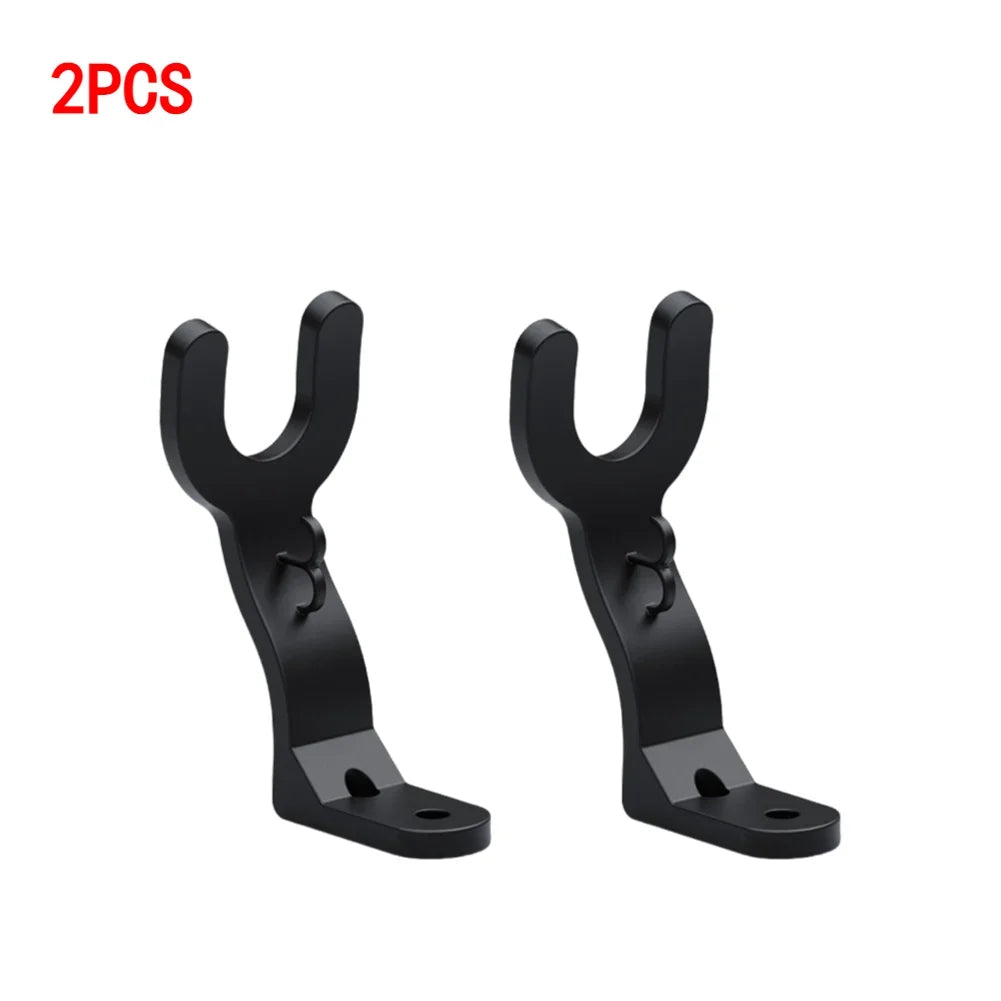 Heavy Duty Wall Mount Helmet Hook Rack - Space Saving Motorcycle Helmet Holder & Multi-Purpose Hanger for Garage, Entryway & More (Available in 1/2/4 Packs)