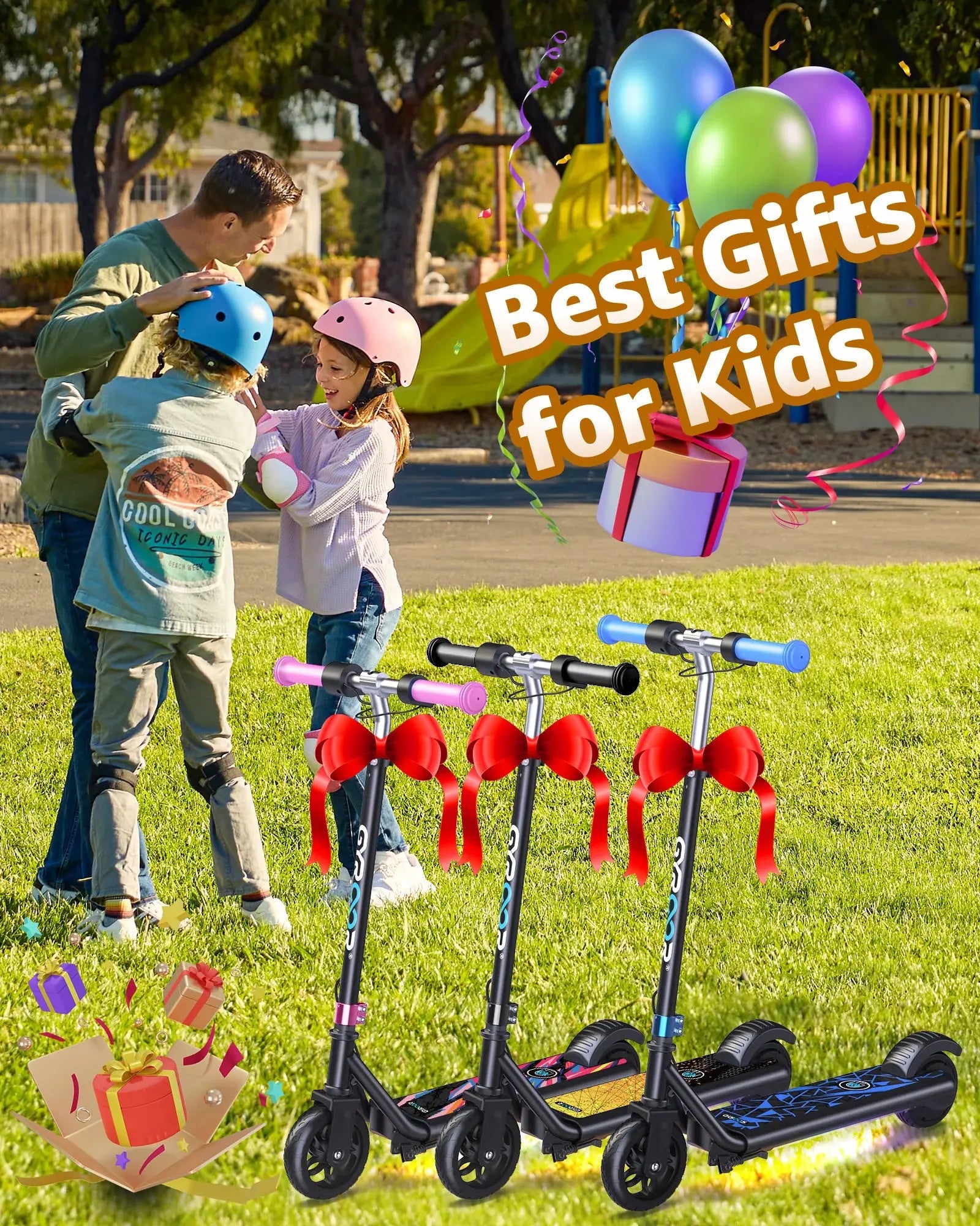 Exciting H30 Max Electric Scooter for Kids Aged 6-12 - Safe, Fun, and Music-Ready!
