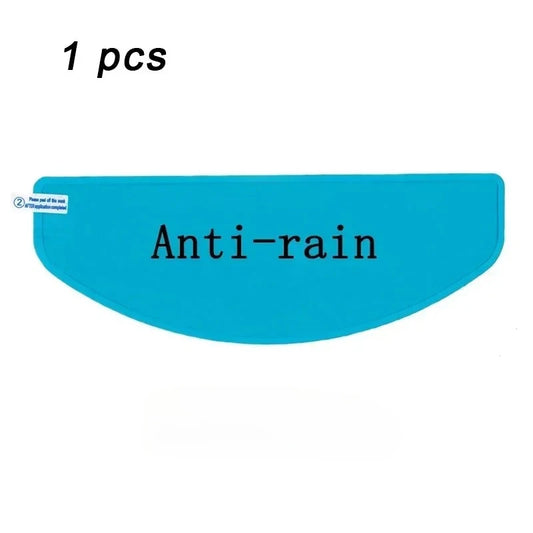 Crystal-Clear Motorcycle Helmet Anti-Fog Film Nano Rain-Repellent Night Day Riding Visor Shield Zero Distortion DIY Application