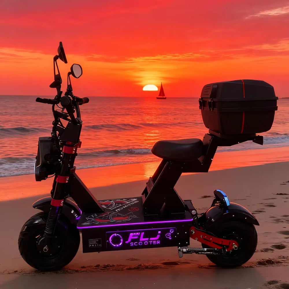 13 Electric Scooter | 12000W | 72V | 120km/h | Fat Wheels | APP & NFC Control