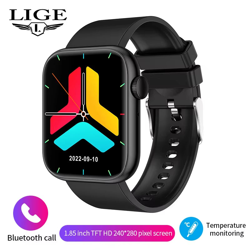 Smartwatch Bluetooth Calls Men Women Smartwatches Fitness Bracelet Custom Watch Face