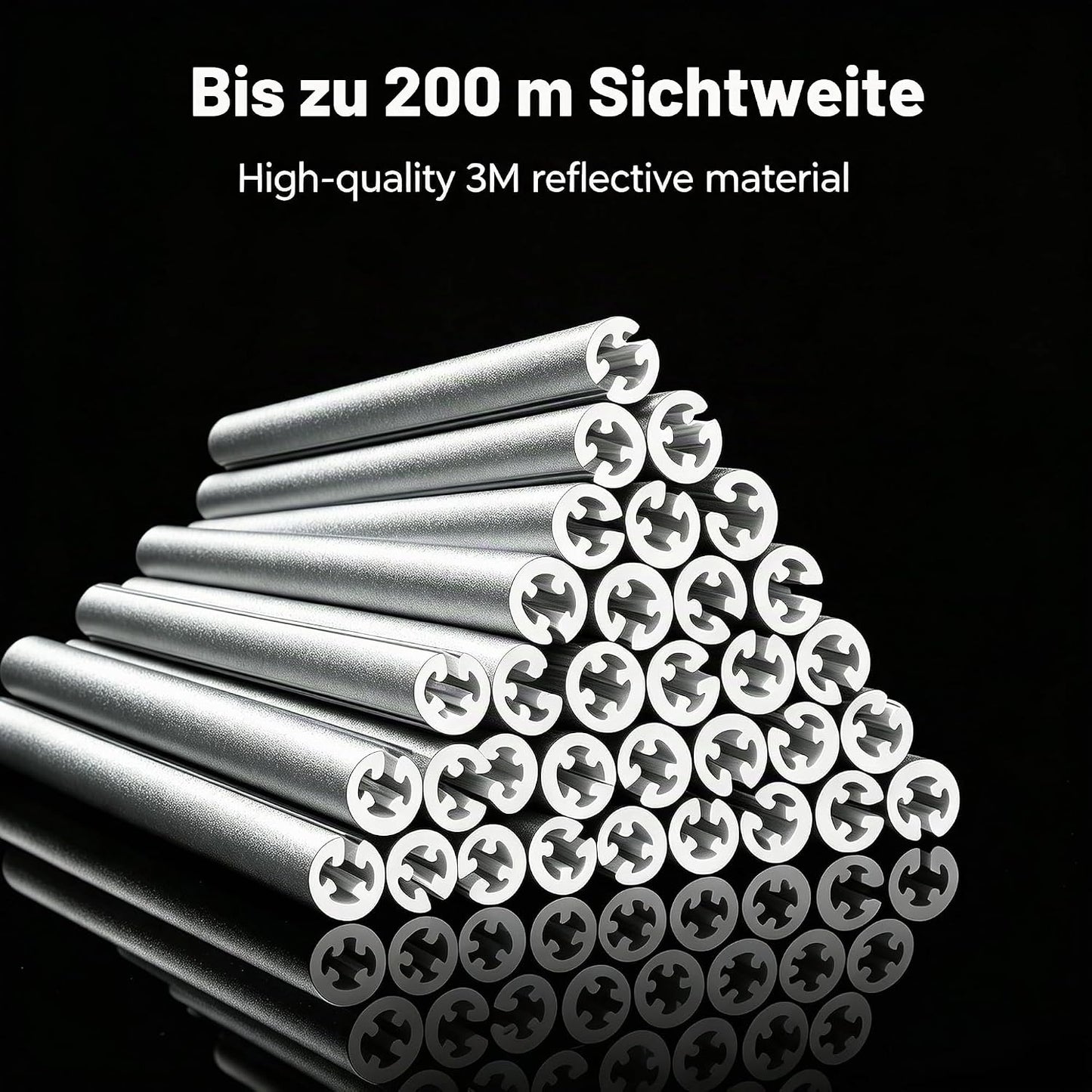 Ultimate 72-Piece Bicycle Spoke Reflector Set for Unmatched Safety and Visibility – Easy Installation with Reflective Hose Clips!