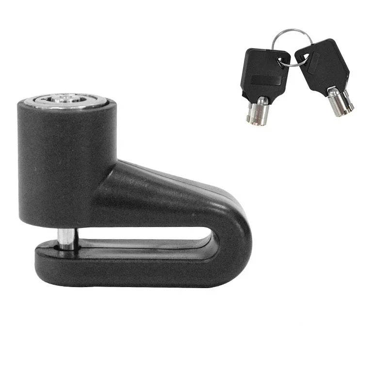 Anti-Theft Lock Electric Scooter Disc Brake Lock with Steel Wire Bicycle Mountain Bike Motorcycle Disc Lock Safety Theft Protect