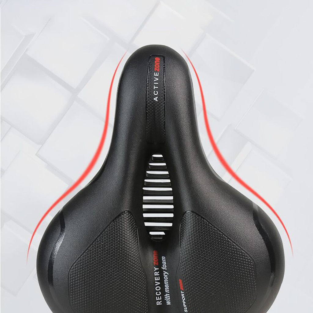 Selim Ergonómico Oco para Bicicleta — Couro PU & Memory Foam