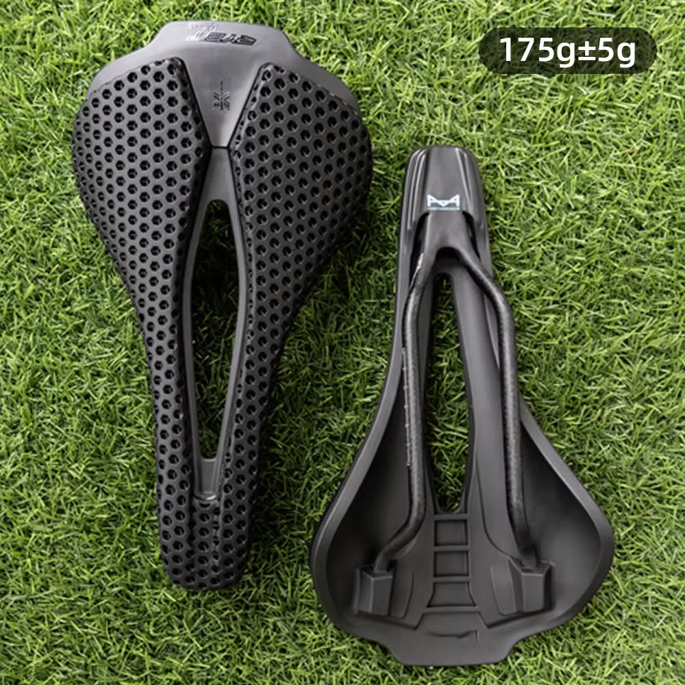 3D Printed Bicycle Saddle 120G Carbon Cushion Super Light Bike Seating for MTB Gravel Road Bike Seat Cycling Accessories
