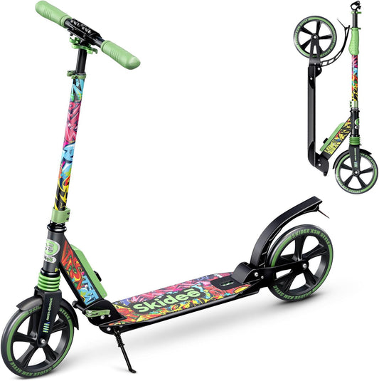 Scooter Adjustable Height, Anti-Shock Suspension