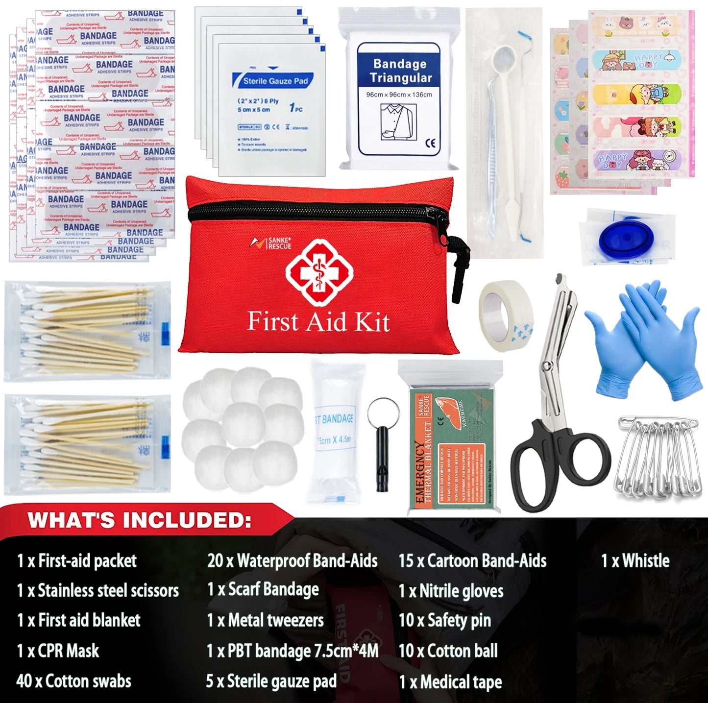 Portable First Aid Kit 