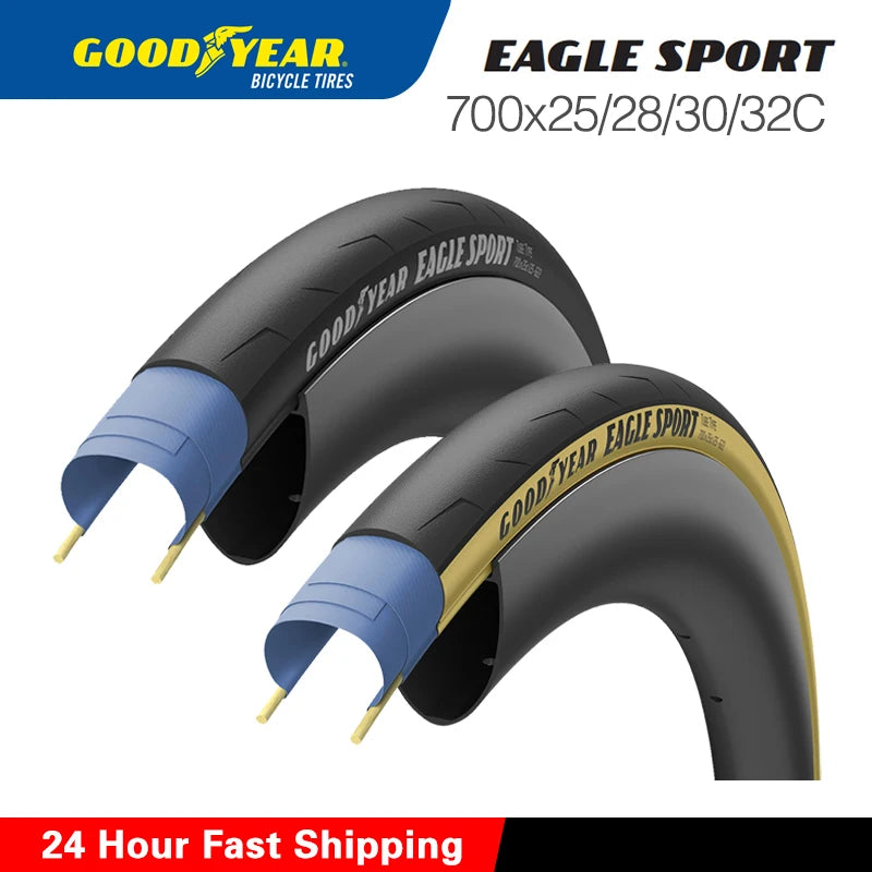 Goofyear Eagle Sport Road Bike Tyre - 700x28C Clincher