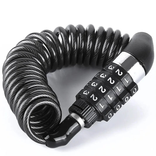 Steel Wire Bicycle Lock - Anti Theft Chain Lock With Code