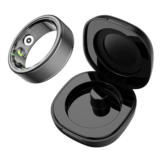 R03 Smart Ring Men Women, Battery Life 39 Days, Health Monitor, IP68 & 5ATM Waterproof, Multi-Sport Mode