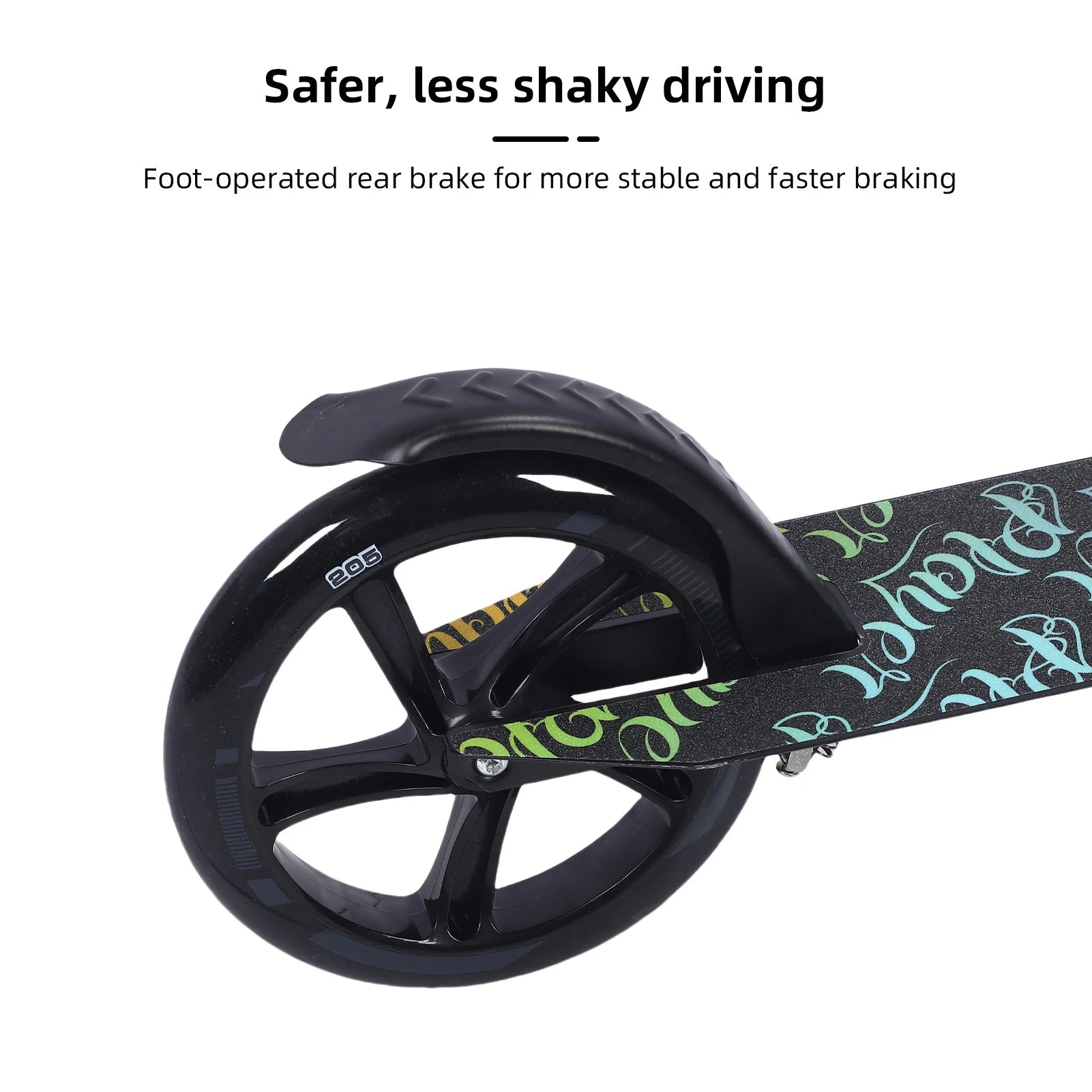 Adult & Kids Scooter | Dual Brake System | One-Button Folding | Adjustable Height | Ages 8+ | 100kg Capacity